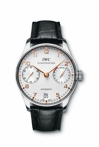 IWC Portuguese Automatic Stainless Steel / Silver IW5001-14 (5001-14, IW500114)